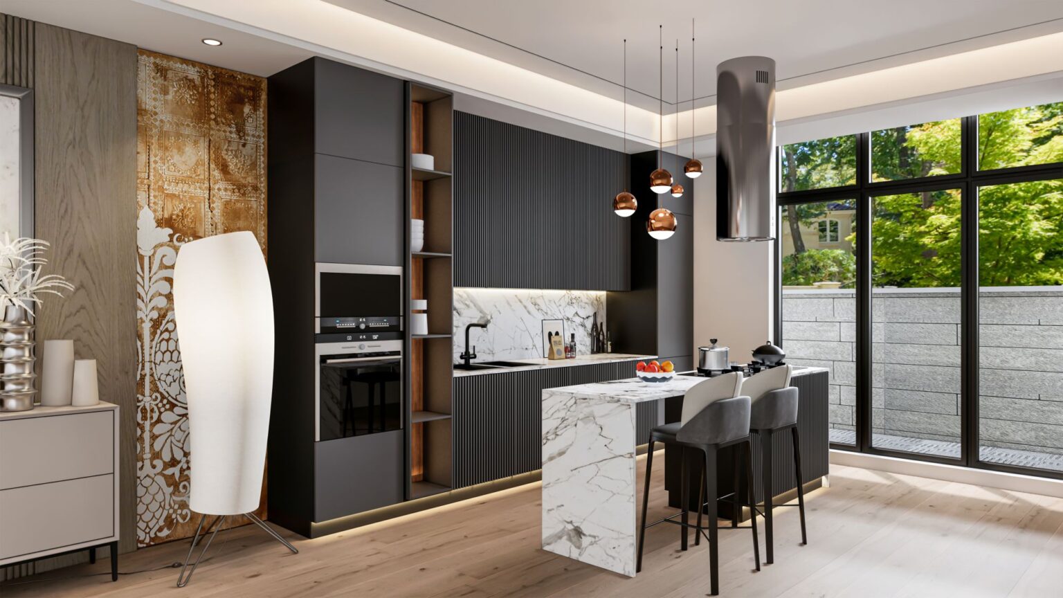 Cozinha planejada Alta Linha Móveis